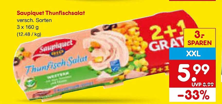 Saupiquet Thunfischsalat
