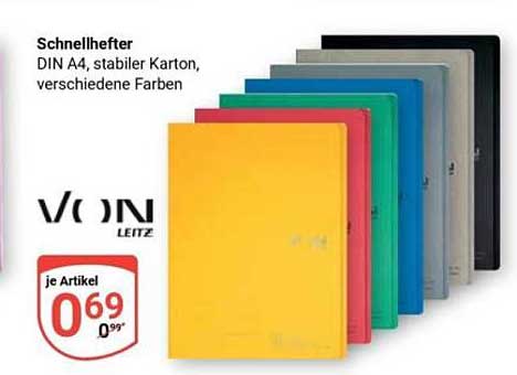 Schnellhefter DIN A4, stabiler Karton, verschiedene Farben