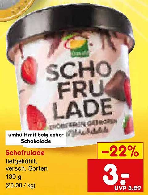 Schofrulada tiefgekühlt, versch. Sorten 130 g (23.08 / kg)