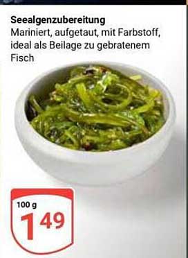 Seealgensubereitung
