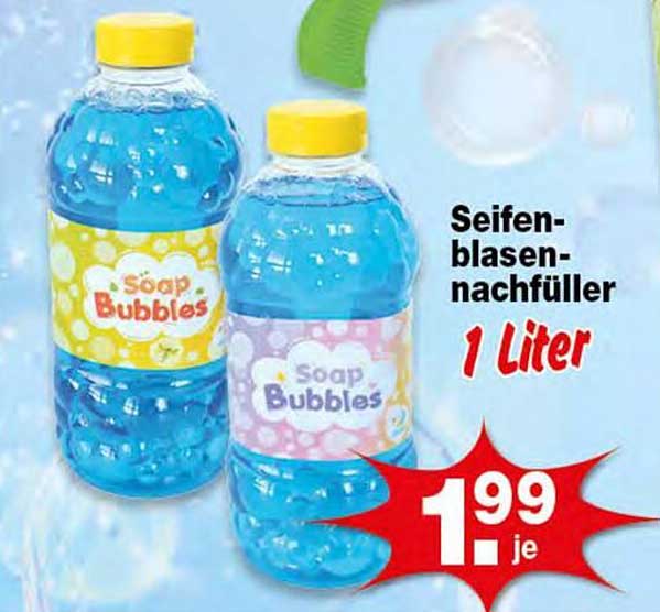 Seifenblasen-nachfüller 1 Liter