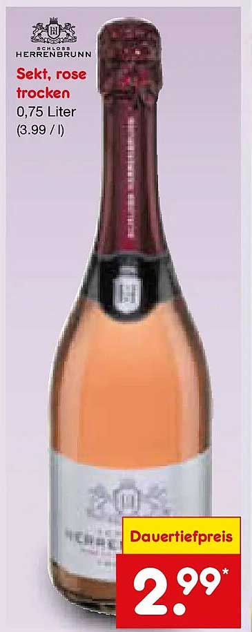 Sekt, rose trocken