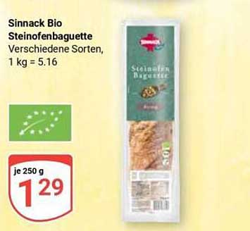 Sinnack Bio Steinofenbaguette