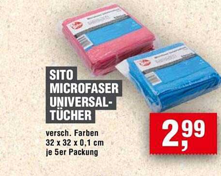 SITO MICROFASER UNIVERSAL-TÜCHER