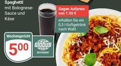 Spaghetti mit Bolognese-Sauce und Käse