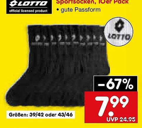 Sportsocken, 10er Pack