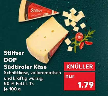Stilfser DOP Südtiroler Käse