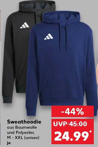 Sweathoodie aus Baumwolle und Polyester, M - XXL (unisex) je