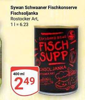 Sywan Schwaaner Fischkonserve Fischsoljanka