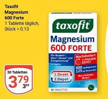 Taxofit Magnesium 600 Forte