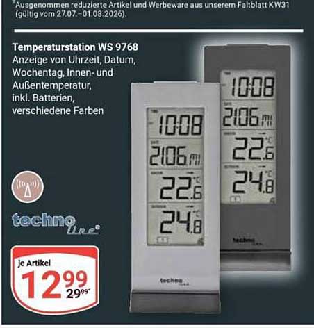 Temperaturstation WS 9768