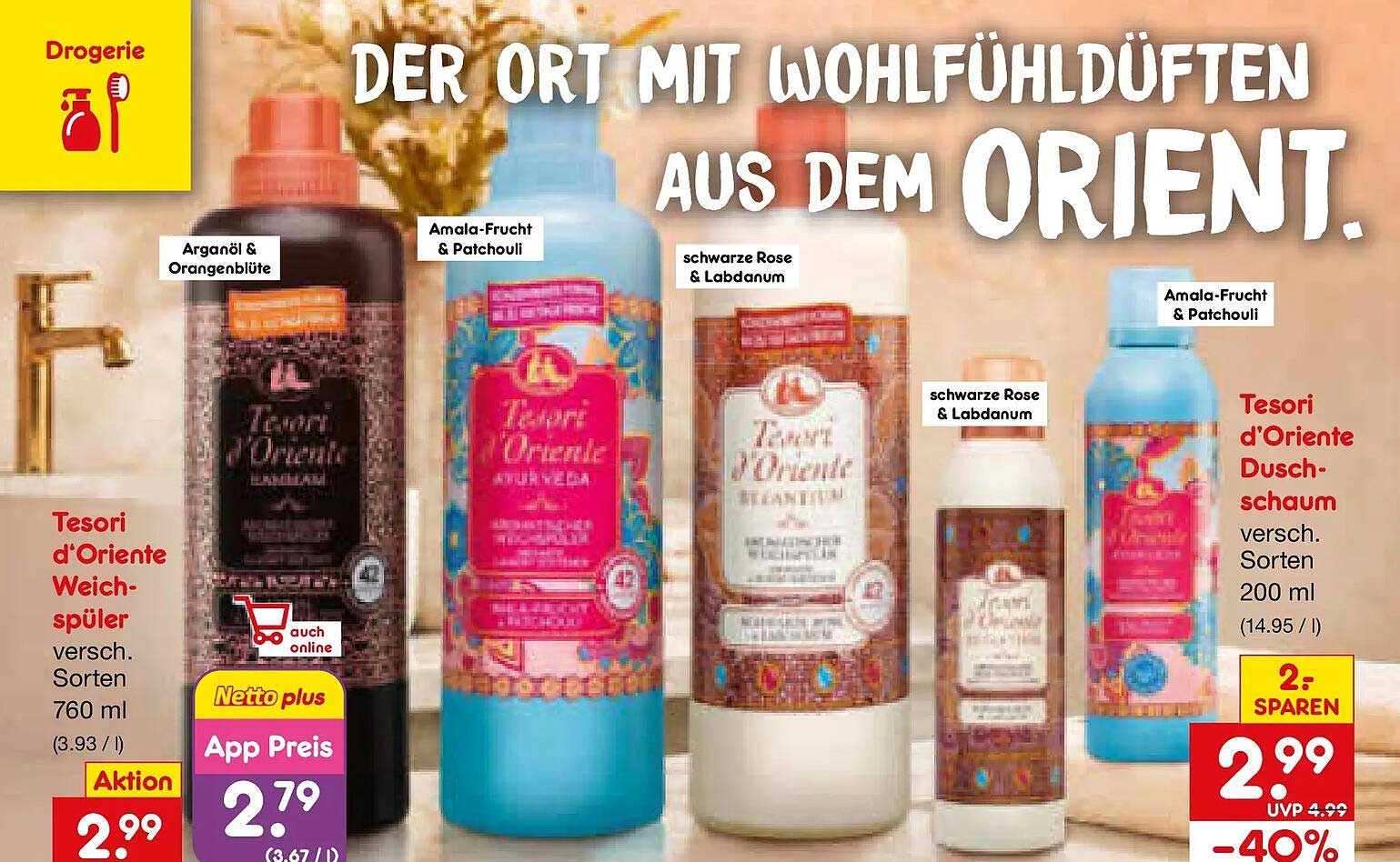 Tesori d‘Oriente Weichspüler versch. Sorten 760 ml