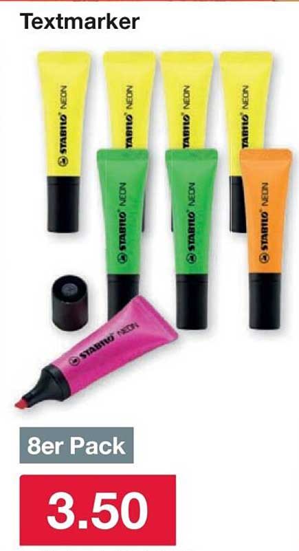 Textmarker 8er Pack