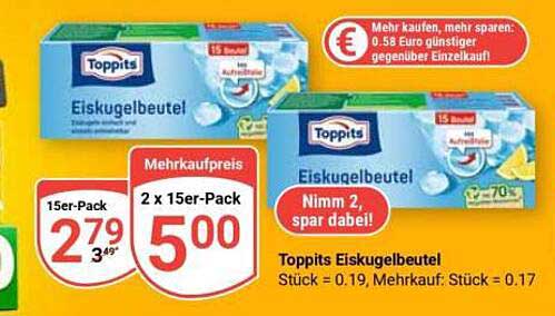Toppits Eiskugelbeutel