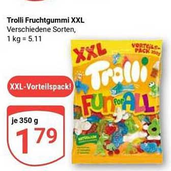 Trolli Fruchtgummi XXL Verschiedene Sorten, 1 kg = 5.11