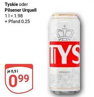 Tyskie oder Pilsener Urquell