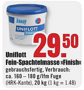 Uniflott Fein-Spachtelmasse »Finish«
