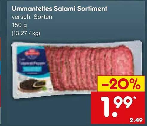 Unmanteltes Salami Sortiment