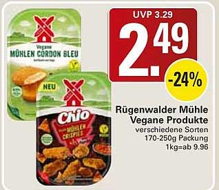 Vegane Produkte verschiedene Sorten 170-250g Packung 1kg=ab 9.96