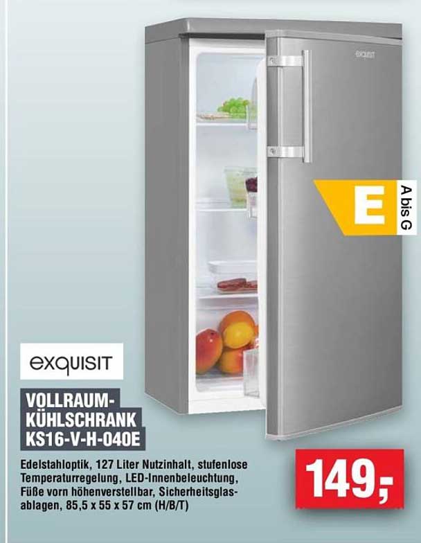 Vollraum-Kühlschrank KS16-V-H-040E