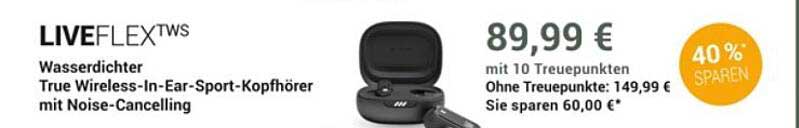 Wasserdichter True Wireless-In-Ear-Sport-Kopfhörer mit Noise-Cancelling