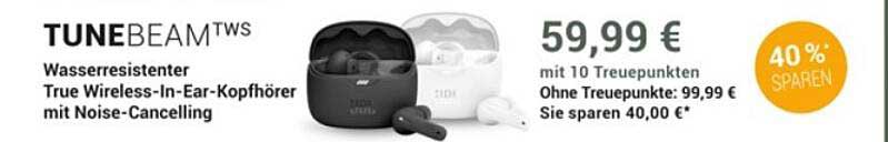 Wasserresistenter True Wireless-In-Ear-Kopfhörer mit Noise-Cancelling