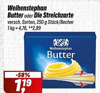 Weihenstephan Butter oder Die Streichzarte