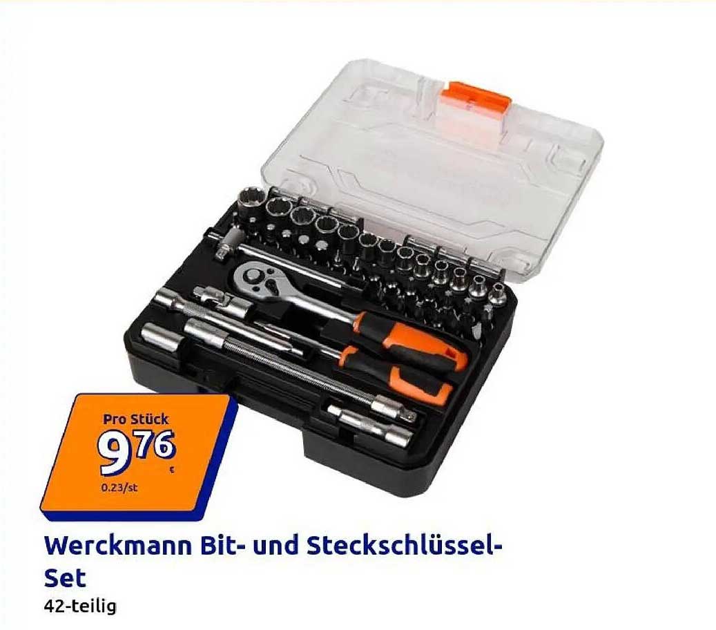 Werckmann Bit- und Steckschlüssel-Set 42-teilig