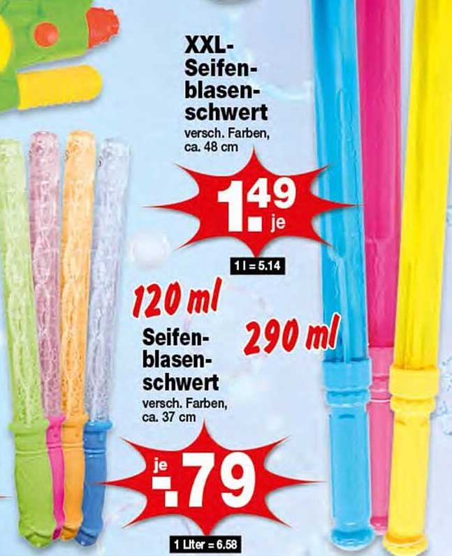 XXL-Seifenblasen-schwert, versch. Farben, ca. 48 cm