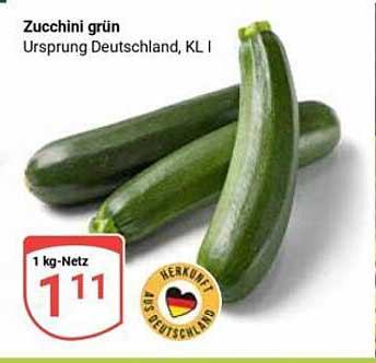 Zucchini grün