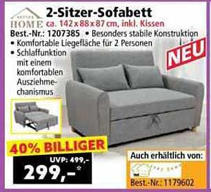 2-Sitzer-Sofabett