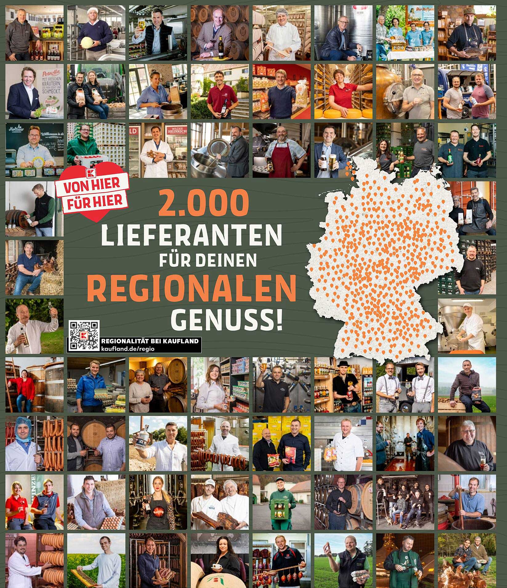 2.000 Lieferanten für deinen regionalen Genuss!