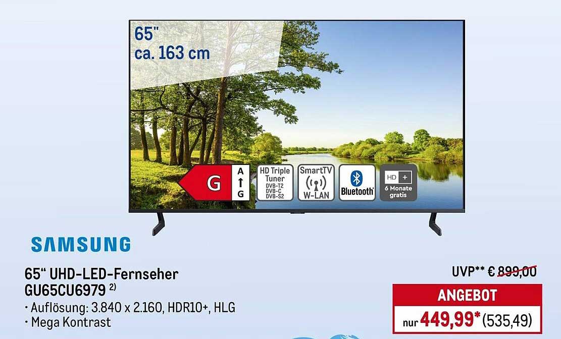 65" UHD-LED-Fernseher GU65CU6979