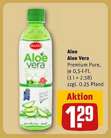 Aleo Aloe Vera Premium Pure, je 0,5 l Fl.