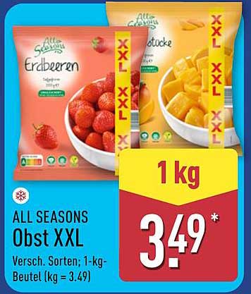 ALL SEASONS Obst XXL - Verschiedene Sorten 1-kg-Beutel