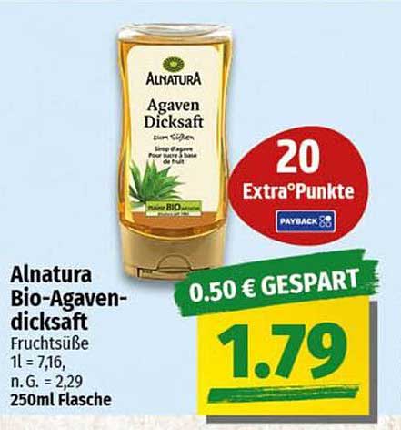 Alnatura Bio-Agavendicksaft 250ml