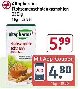 altapharma Flohsamenschalen gemahlen 250 g