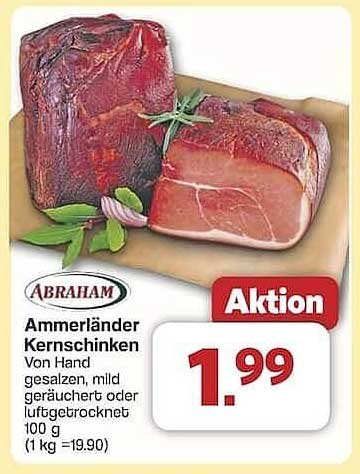 Ammerländer Kernschinken von Abraham - Aktion