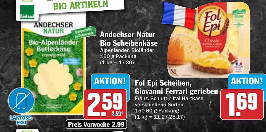 Andechser Natur Bio Alpenländer Butterkäse 150 g
