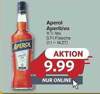 Aperol Aperitif 0,7-Liter-Flasche – Aktion