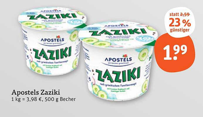 Apostels Zaziki 500 g Becher zum Sonderpreis!