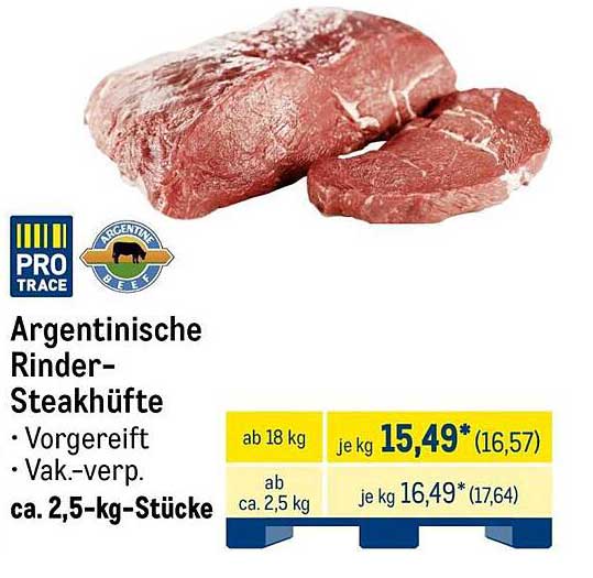 Argentinische Rinder-Steakhäfte