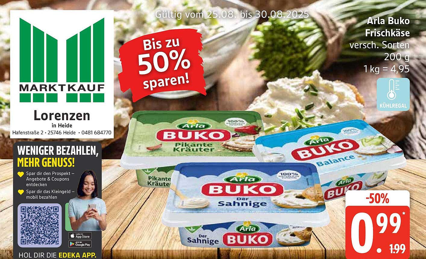 Arla Buko Frischkäse verschiedene Sorten 200 g