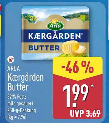 ARLA Kærgården Butter 250-g-Packung