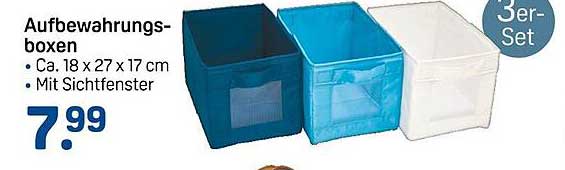 Aufbewahrungsboxen 3er-Set