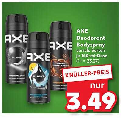 AXE Deodorant Bodyspray versch. Sorten je 150-ml-Dose