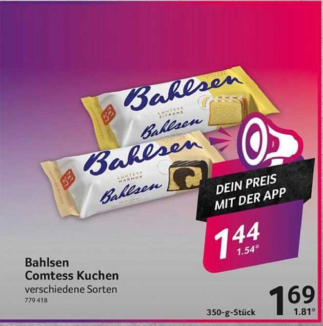 Bahlsen Comtess Kuchen verschiedene Sorten