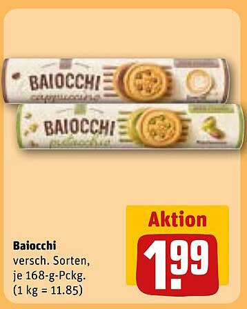 Baiocchi, verschiedene Sorten, je 168-g-Pckg.