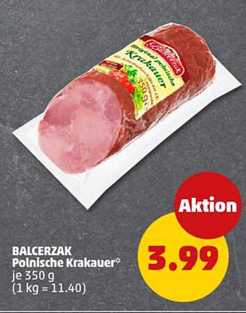 BALCERZAK Polnische Krakauer* 350 g