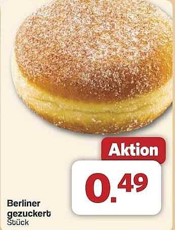 Berliner gezuckert Stück